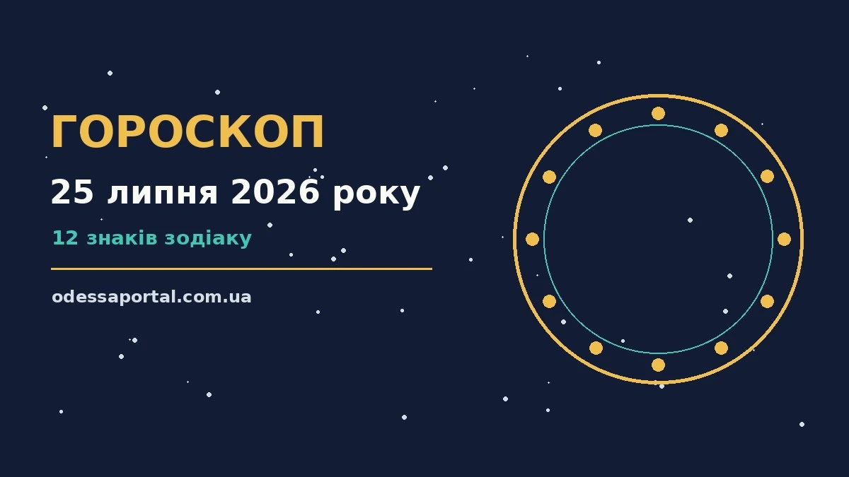 Гороскоп на 25 липня 2026 року: можливості цього дня для грошей і кохання