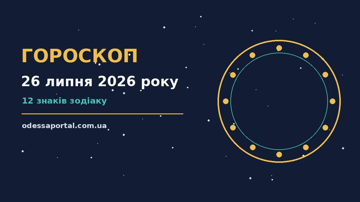 Гороскоп на 26 липня 2026 року: можливості цього дня для грошей і кохання