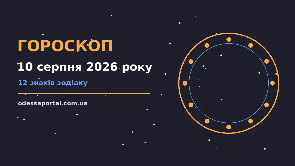 Гороскоп на 10 серпня 2026 року: можливості цього дня для грошей і кохання