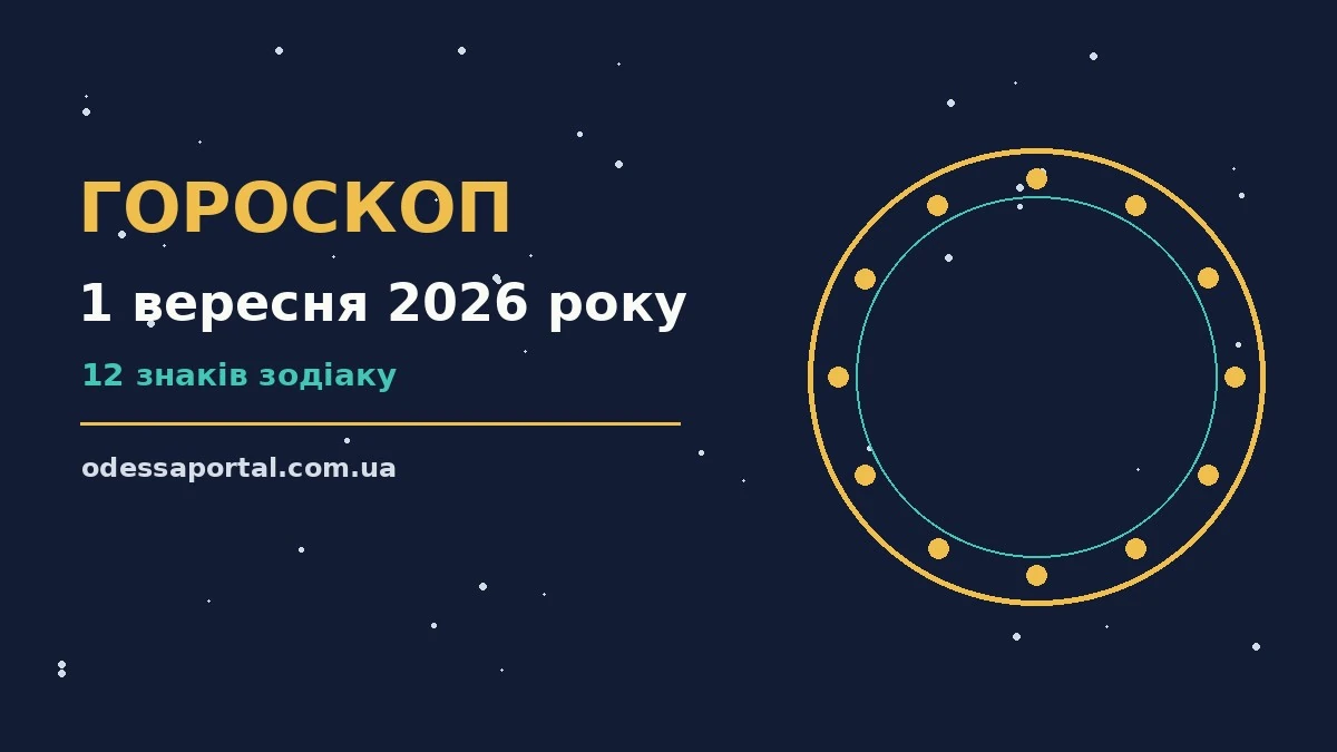 Гороскоп на 1 вересня 2026 року: можливості цього дня для грошей і кохання