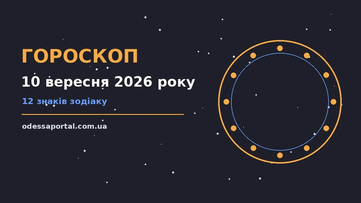 Гороскоп на 10 вересня 2026 року: можливості цього дня для грошей і кохання