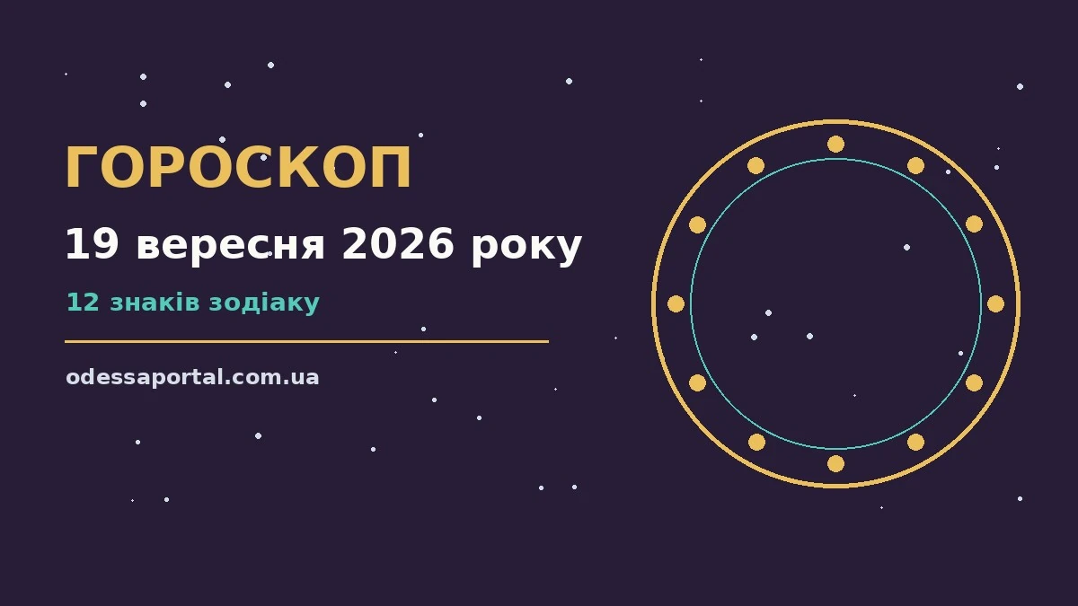 Гороскоп на 19 вересня 2026 року: можливості цього дня для грошей і кохання