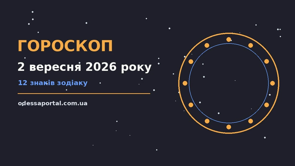 Гороскоп на 2 вересня 2026 року: можливості цього дня для грошей і кохання