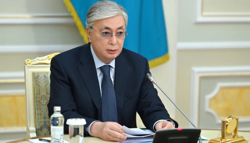 Касим-Жомарт Токаєв під час офіційної церемонії, фото з відкритих джерел