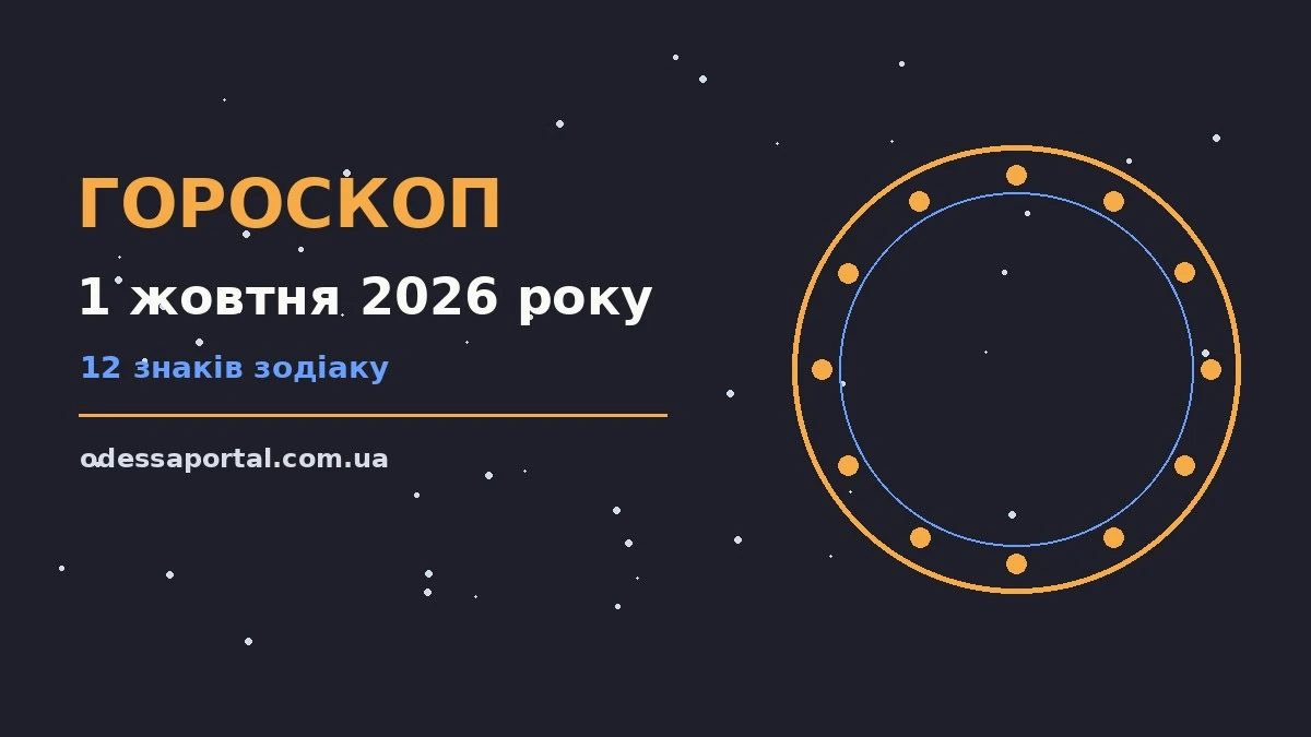 Гороскоп на 1 жовтня 2026 року: можливості цього дня для грошей і кохання