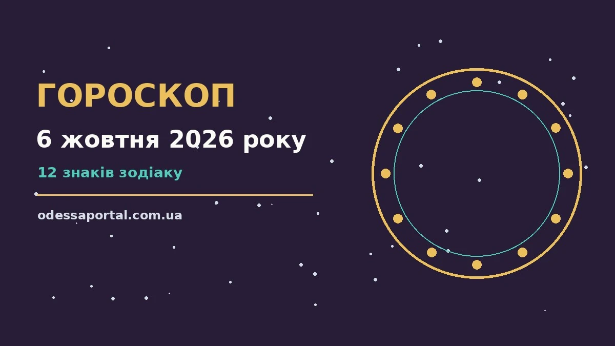 Гороскоп на 6 жовтня 2026 року: можливості цього дня для грошей і кохання