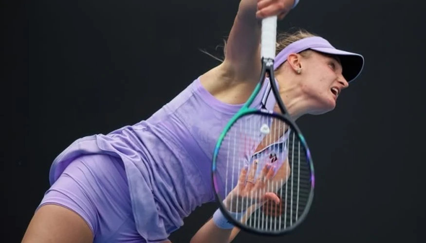 Даяна Ястремська та Кеті Волинець під час матчу WTA 250 в Гуанчжоу