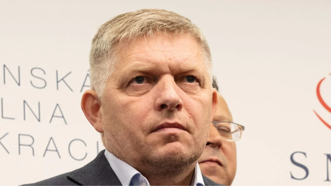 Прем'єр-міністр Словаччини Роберт Фіцо на засіданні комітету з європейських справ